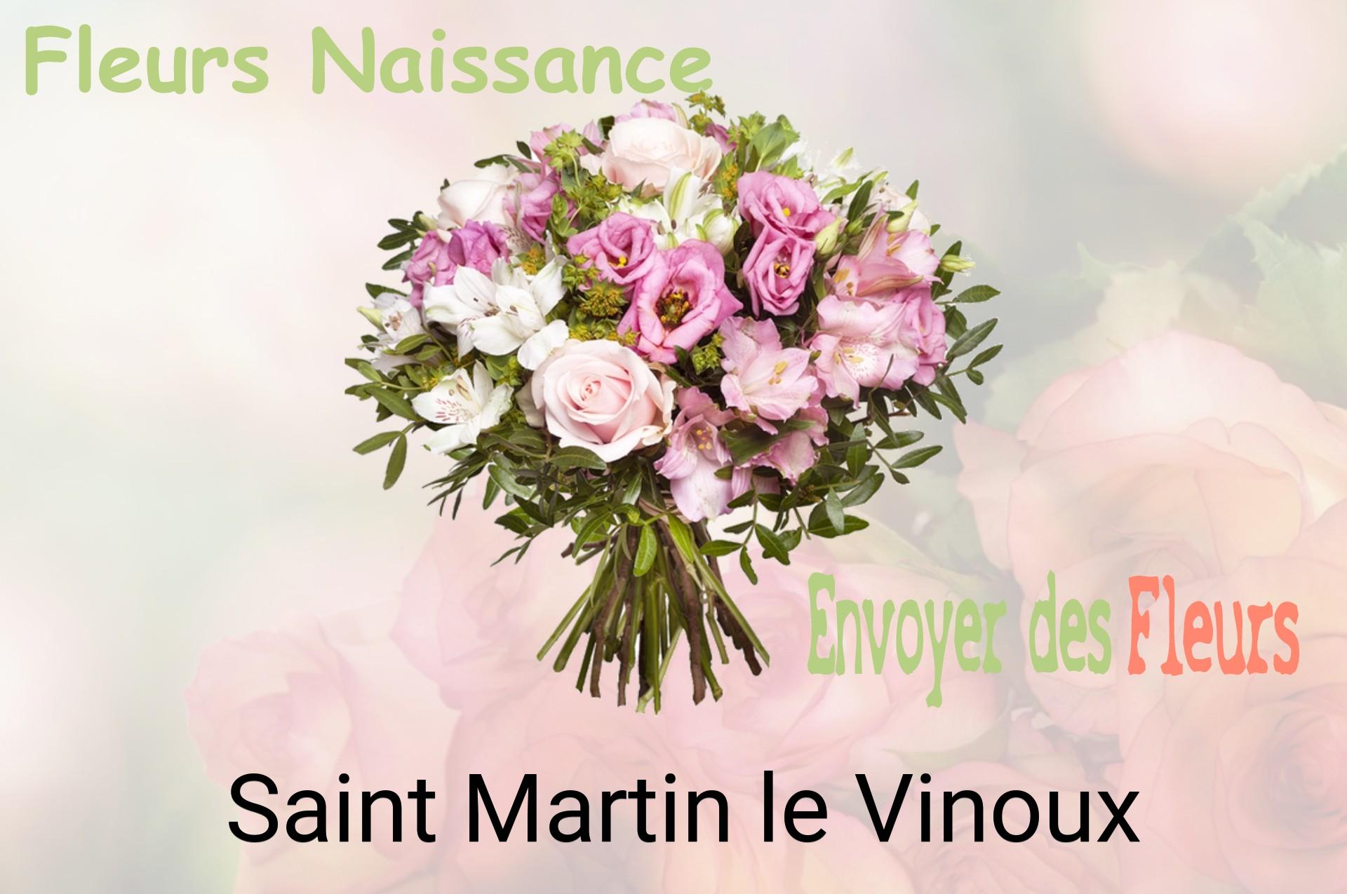 Bouquet de fleurs de naissance livré à Saint-Martin-le-Vinoux